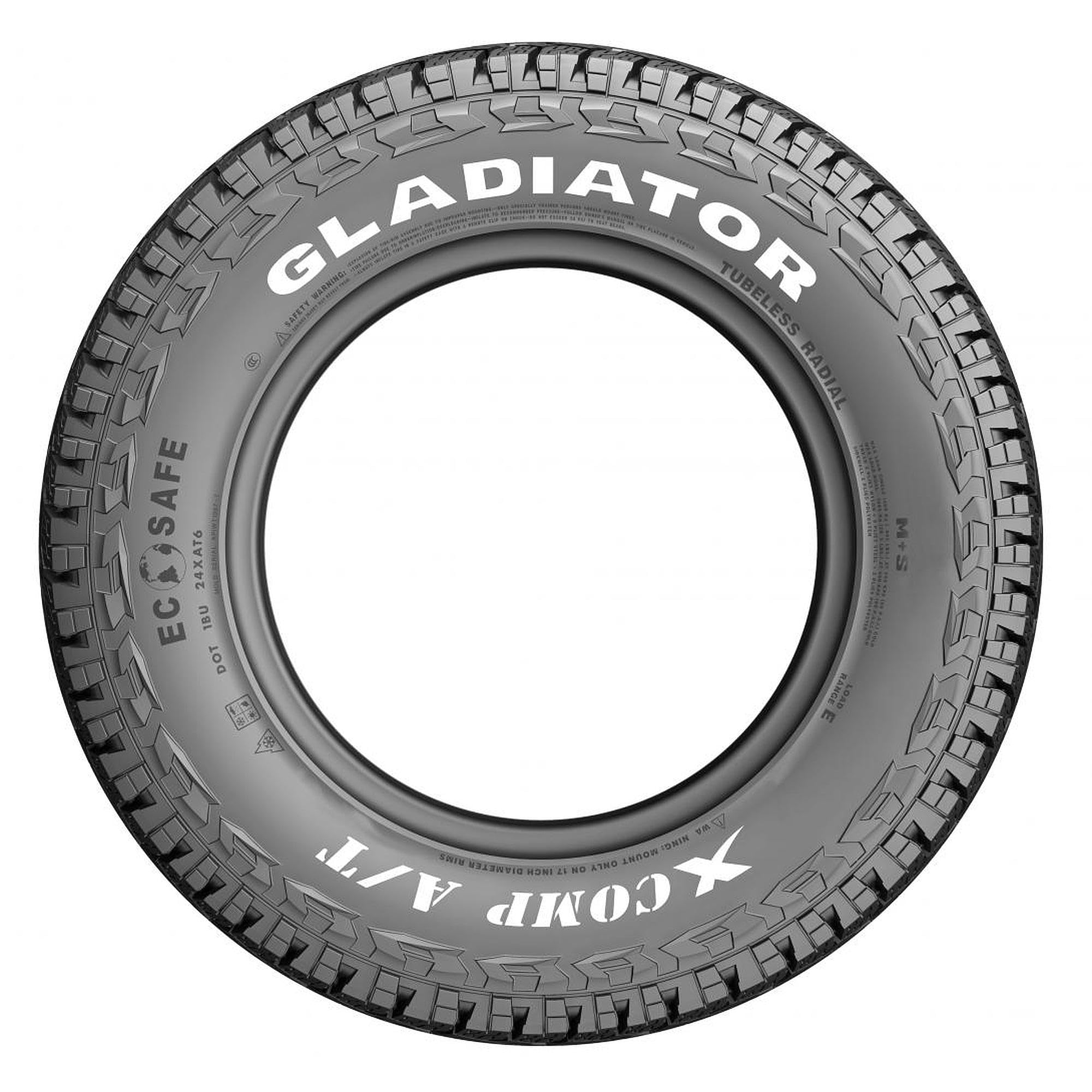 Amazon.com: Gladiator X COMP A/T P275/55R20 117T XL : Automotive